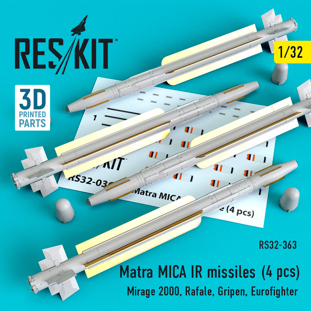 1/32 Matra MICA IR missiles (4 pcs.)