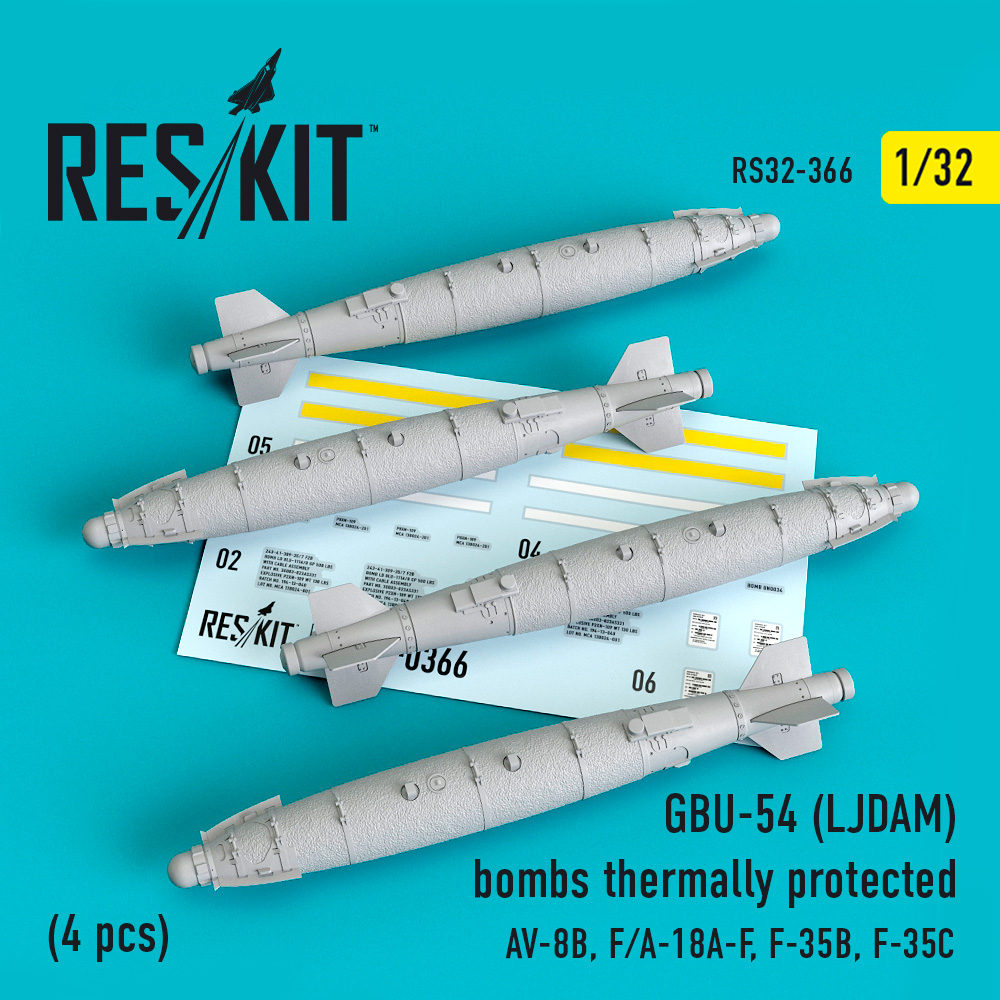 1/32 GBU-54 (LJDAM) bombs thermally prot. (4 pcs.)