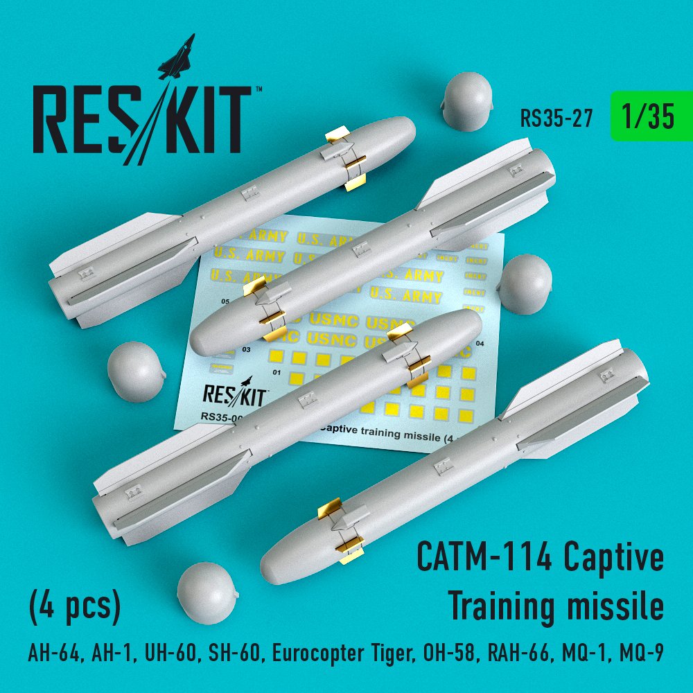 1/35 CATM-114 Captive Training missile (4 pcs)