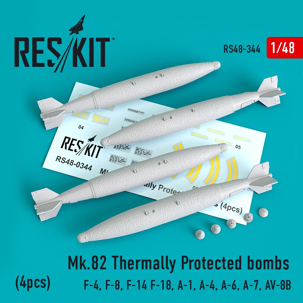 1/48 Mk.82 Thermally Protected bombs (4 pcs.)