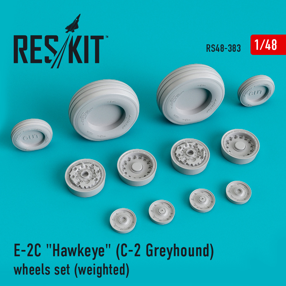 1/48 E-2C 'Hawkeye' (C-2 Greyhound) wheels set