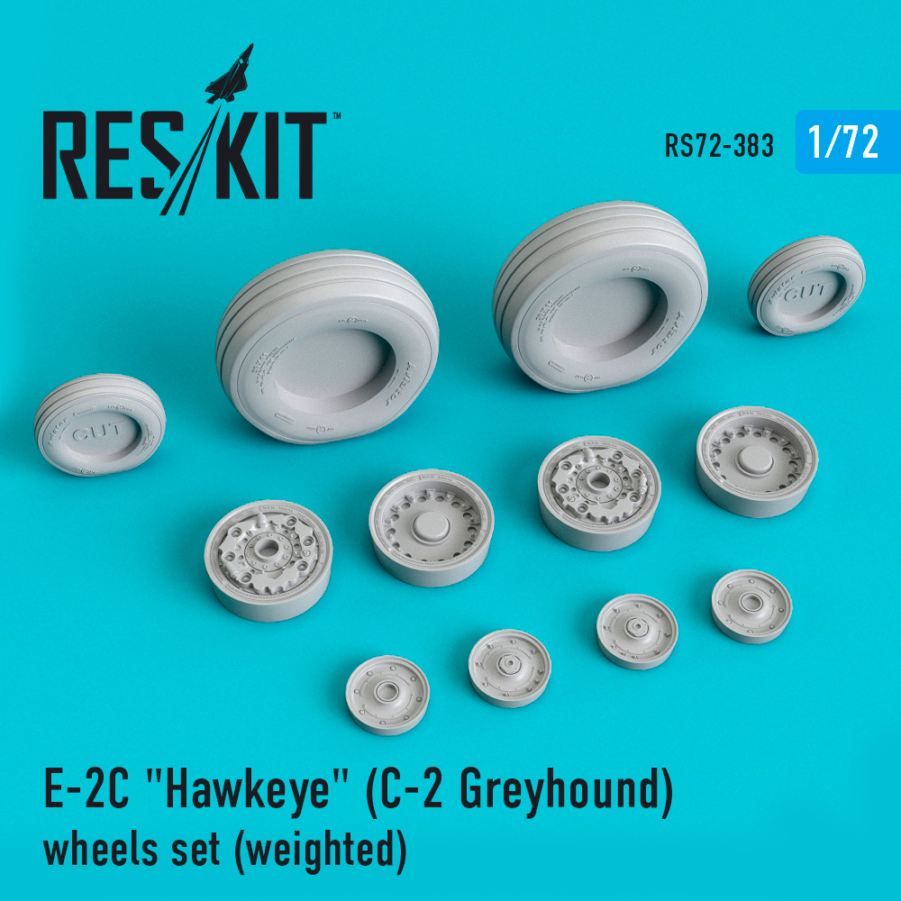 1/72 E-2C 'Hawkeye' (C-2 Greyhound) wheels set