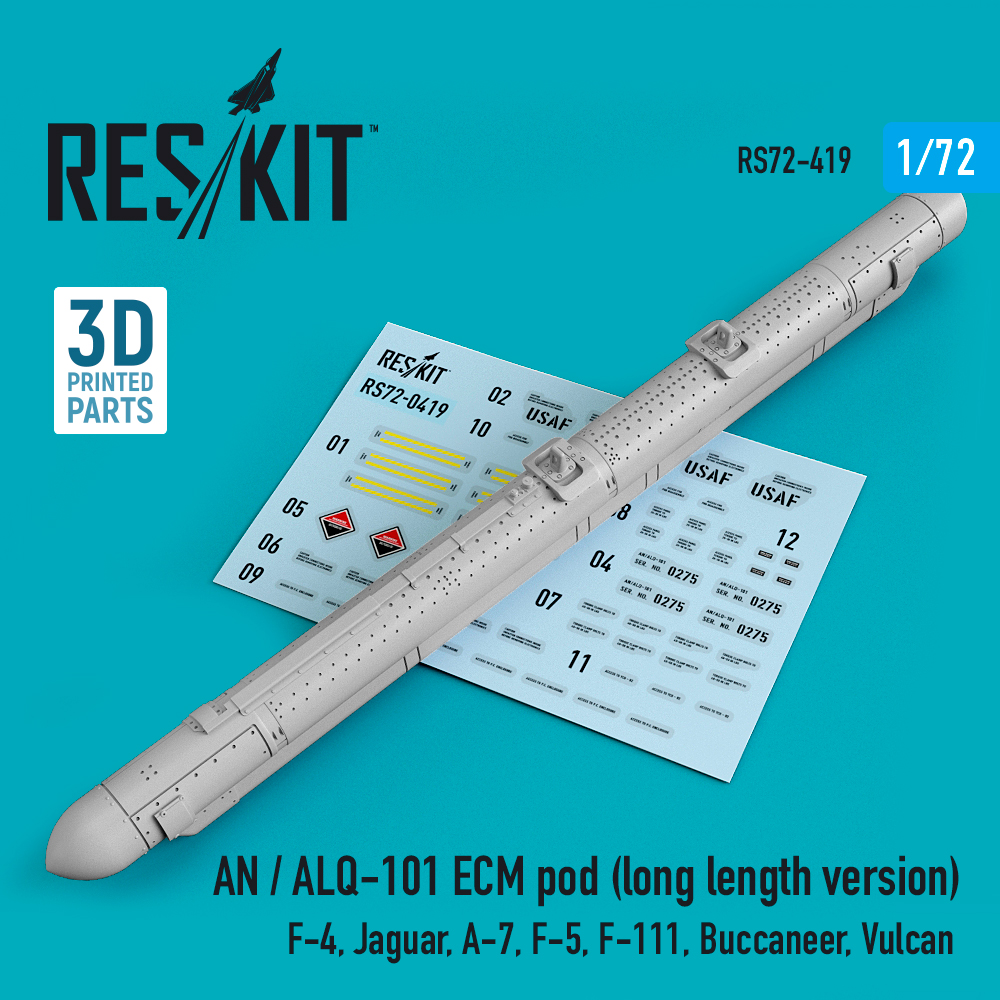 1/72 AN / ALQ-101 ECM pod long