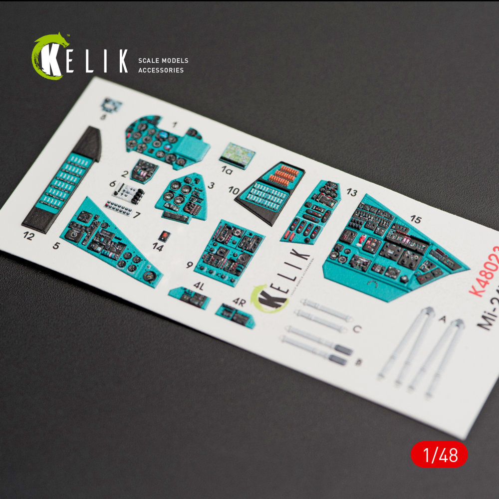 1/48 MI-24V interior 3D (ZVE)