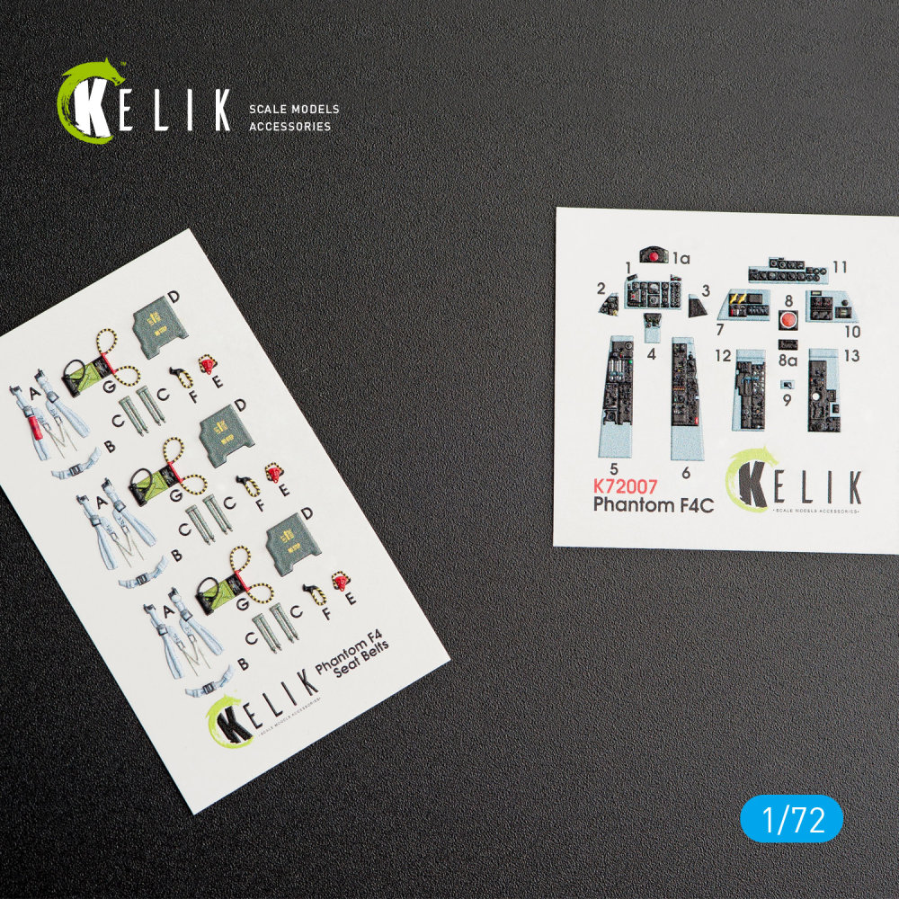 1/72 F-4C 'Phantom II' interior 3D (FINEMOLDS)