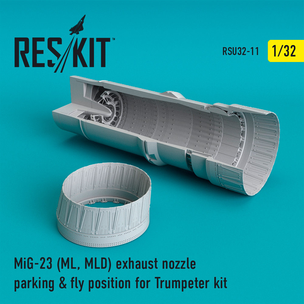 1/32 MiG-23 (ML,MLD) exh.nozzle parking&fly posit.