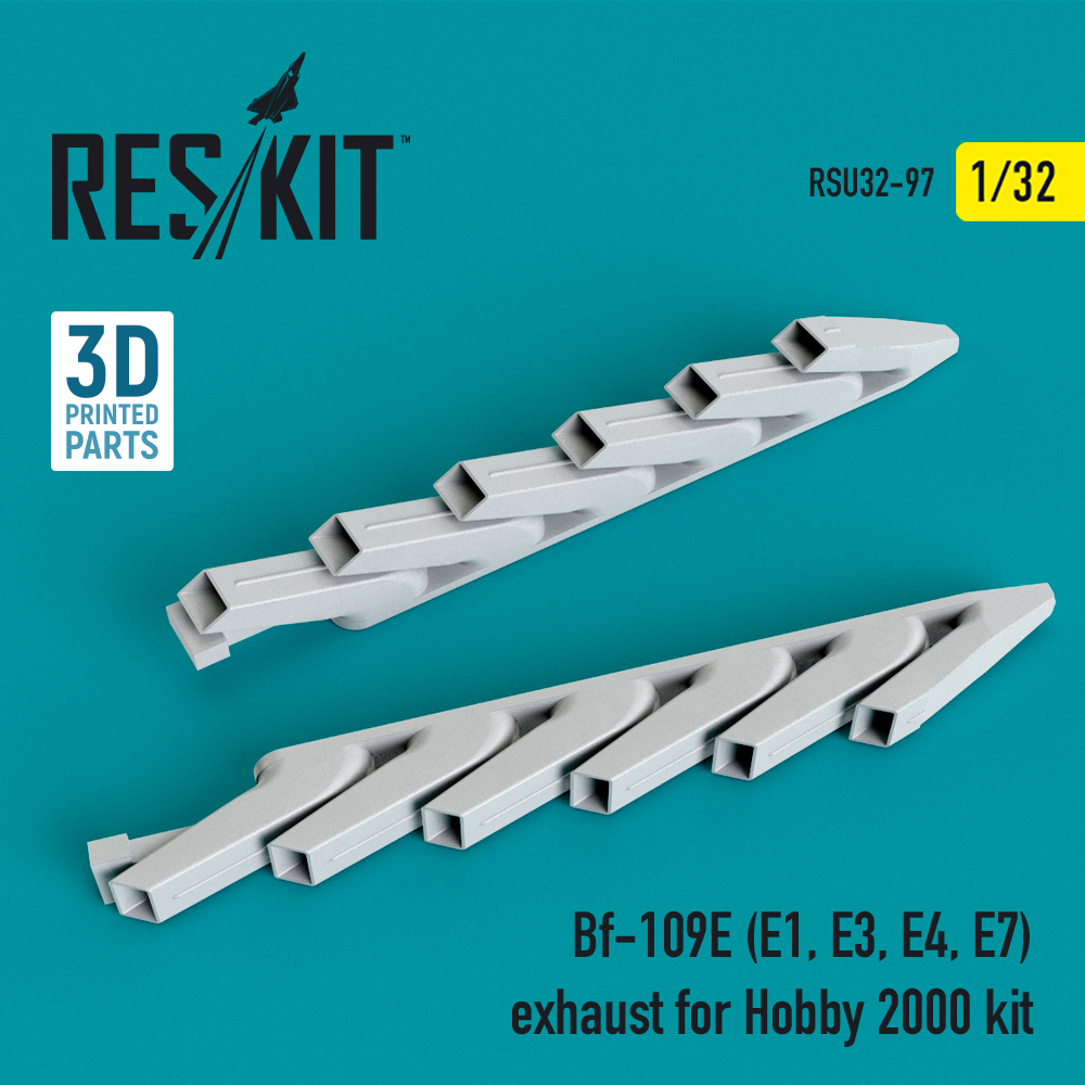 1/32 Bf-109E (E1, E3, E4, E7) exhaust (H.2000)