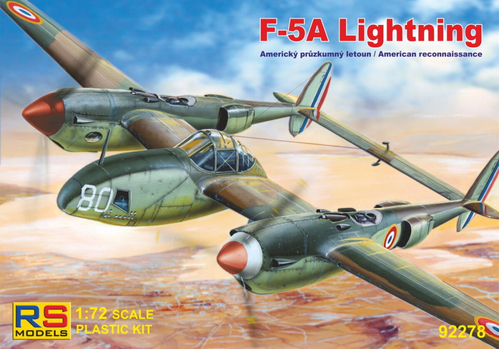 1/72 F-5A Lightning (4x camo)