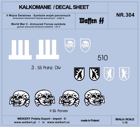 1/16 German Armoured Forces symbols - part 4