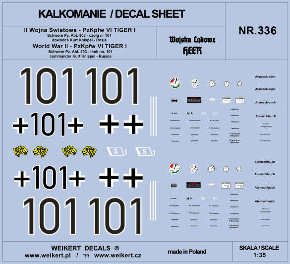 1/35 PzKpfw VI TIGER - '101' Kurt Knispel, Russia 