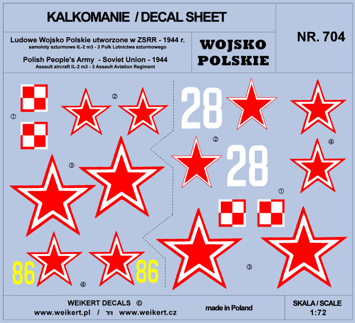 1/72 Markings for IL-2 M3 attack aircraft - pt.2