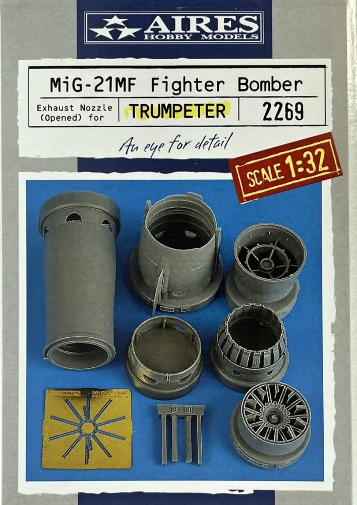 1/32 MiG-21MF Fishbed J exh.nozzle opened (TRUMP)