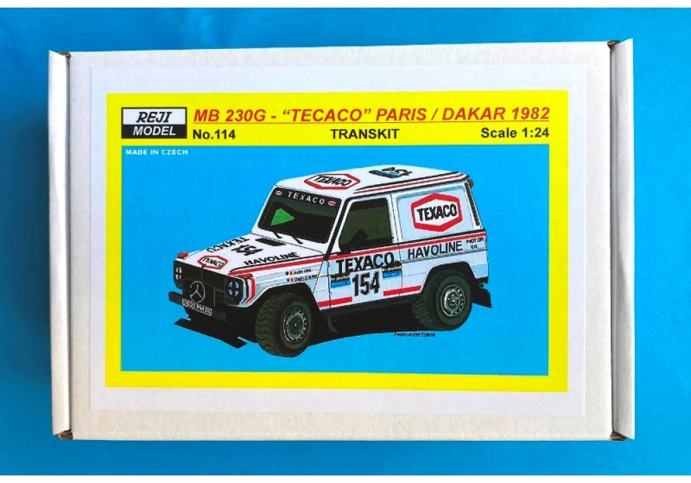 1/24 Transkit MB 230G 'Texaco' Paris-Dakkar 1982