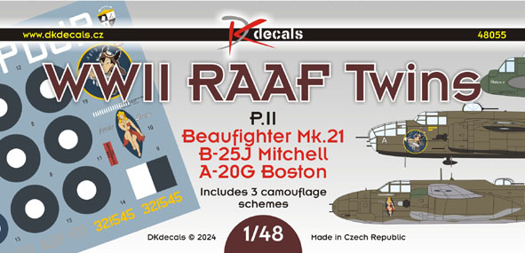 1/48 WWII RAAF Twins Part II (3x camo)