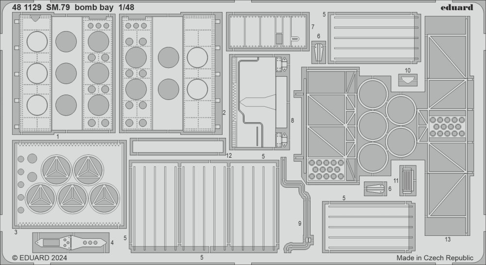 SET SM.79 bomb bay (EDU)