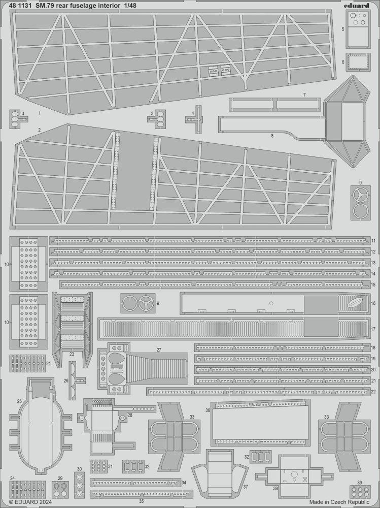 SET SM.79 rear fuselage interior (EDU)