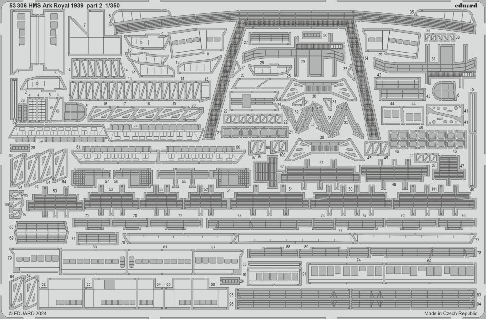 SET 1/350 HMS Ark Royal 1939 part 2 (I LOVE KIT)