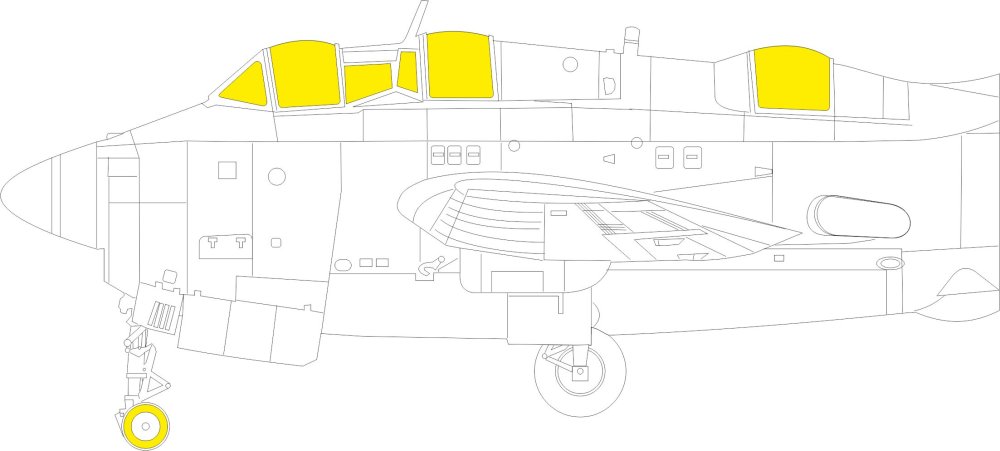 Mask 1/48 Gannet AS.1/AS.4 (AIRF)