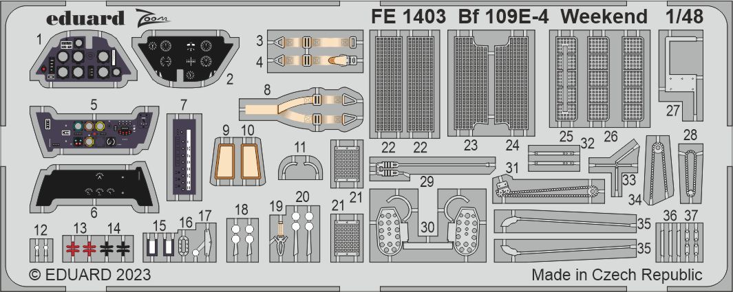 1/48 Bf 109E-4 Weekend (EDU)