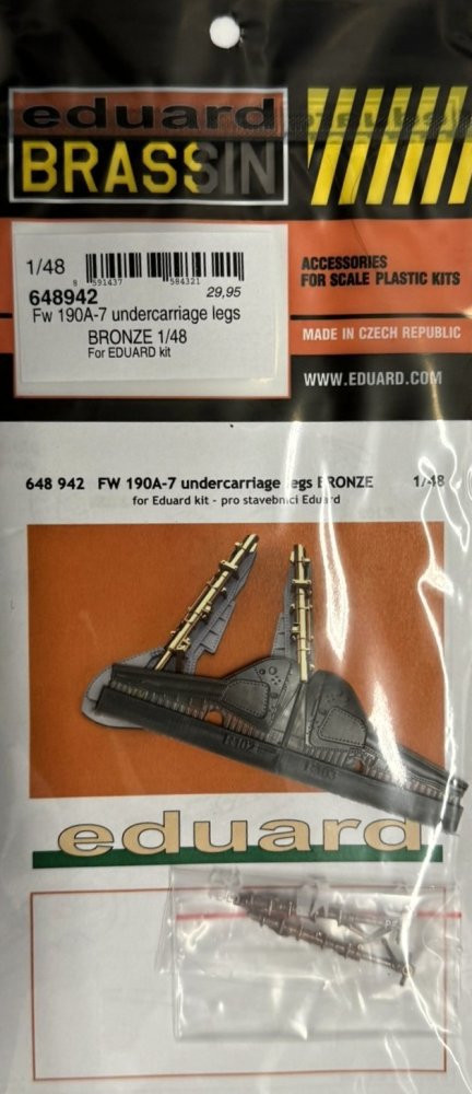 BRASSIN 1/48 Fw 190A-7 undercar.legs BRONZE (EDU)