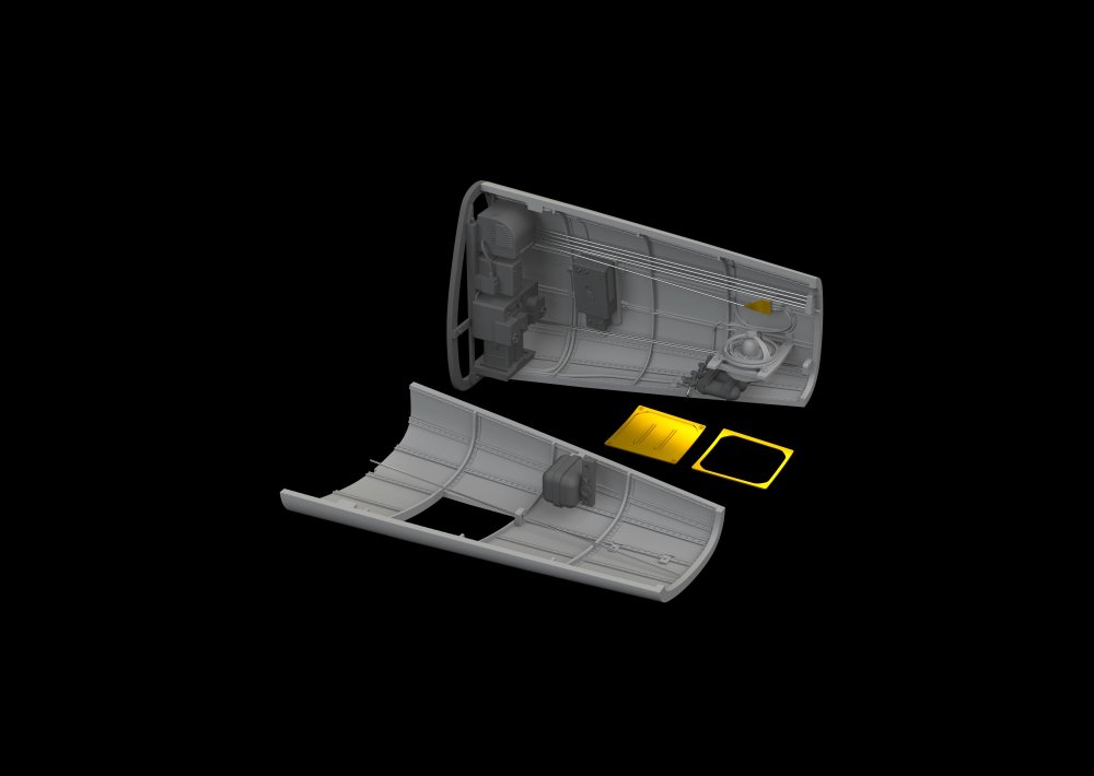 BRASSIN 1/48 Bf 109K-4 radio compartment (EDU)