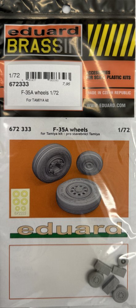 BRASSIN 1/72 F-35A wheels (TAM)