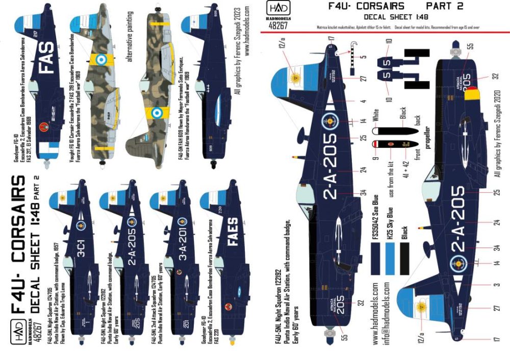 1/48 Decal F4U Corsairs - Part 2