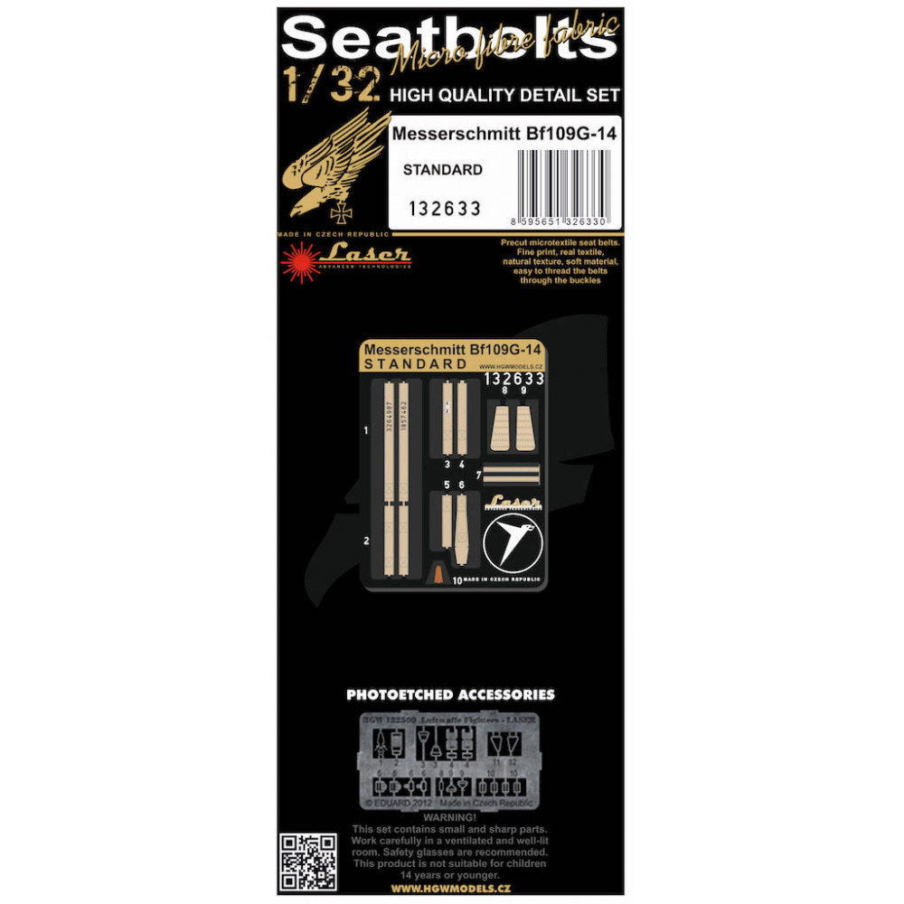 1/32 Seatbelts Messerschmitt Bf109G-14 (laser)