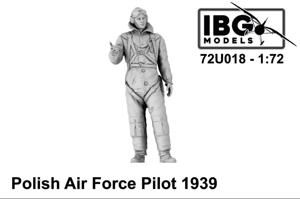 1/72 Polish Air Force Pliot 1939 (3D-Printed fig.)