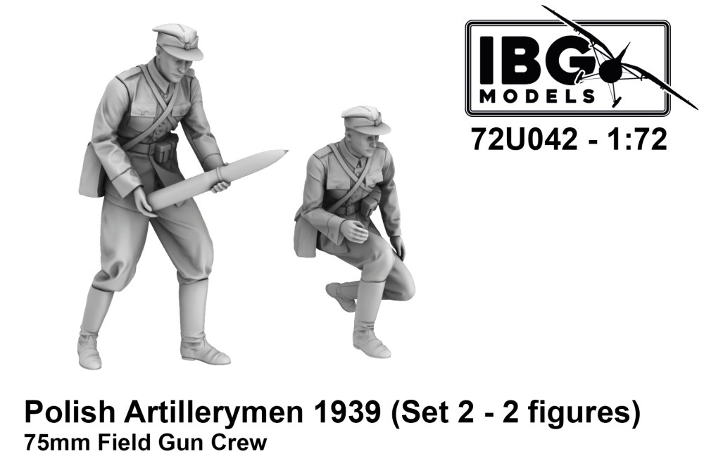 1/72 Polish Artillerymen 75mm Field Gun Crew Set 2