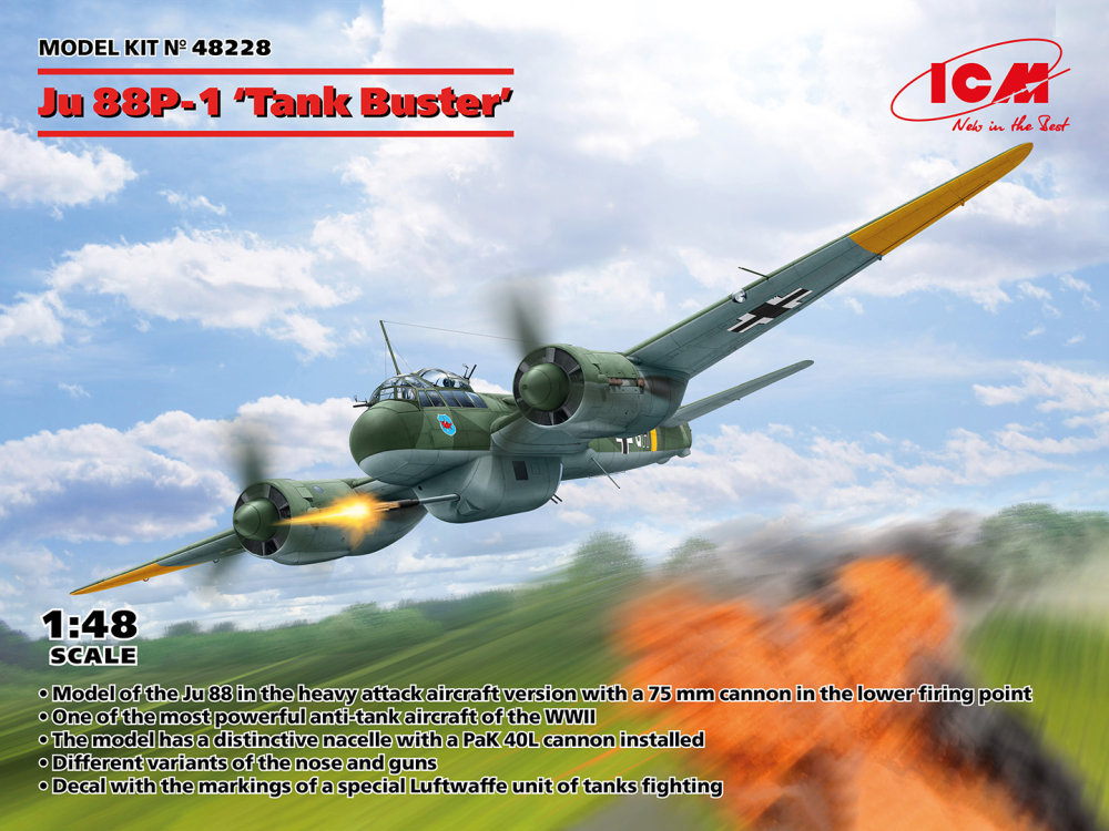 1/48 Junkers Ju 88P-1 Tank Buster