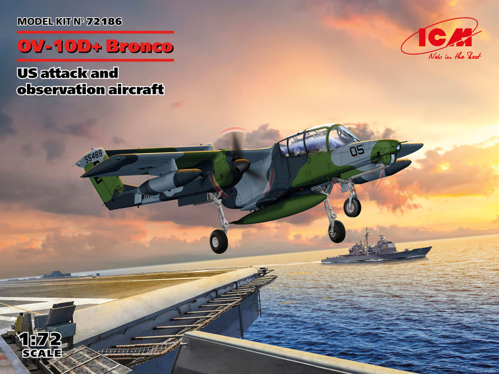 1/72 OV-10D+ Bronco US Observ. Aircraft (4x camo)