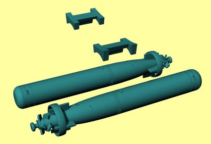 1/72 Torpedo Mk.44 incl. racks (2 pcs.)