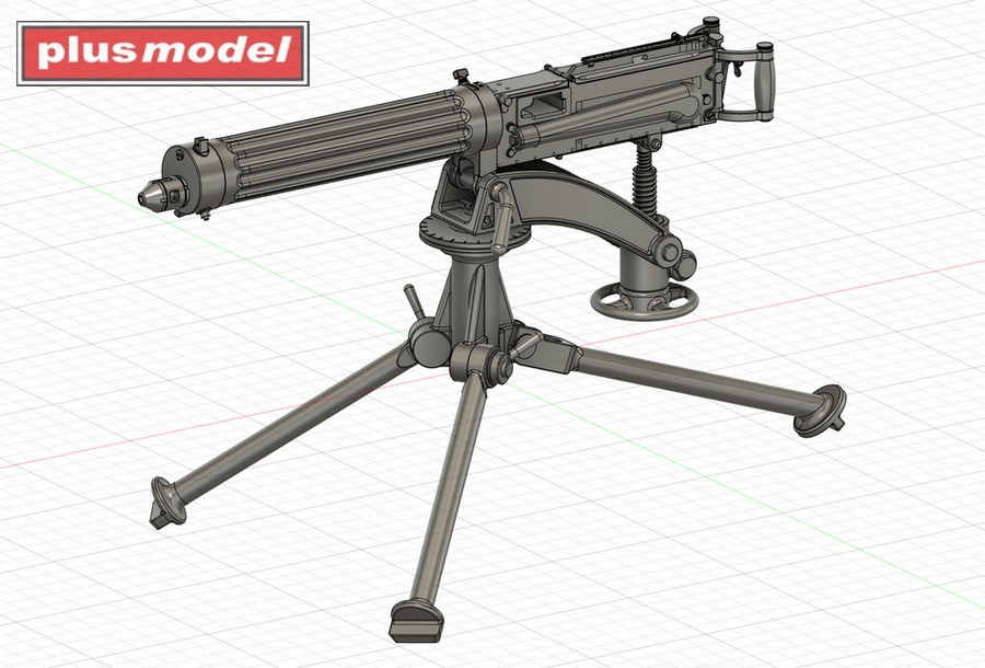 1/35 Machine Gun Vickers pattern A (3D Print)