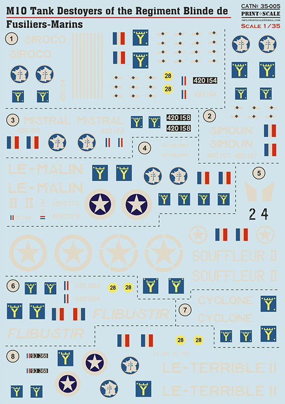 1/35 M10 Tank Destroyer (wet decal)