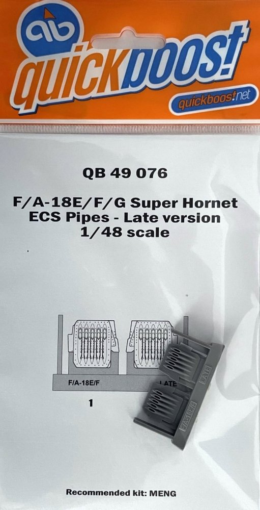 1/48 F/A-18E/F/G Sup.Hornet ECS pipes late (MENG)