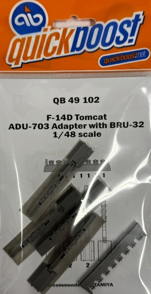 1/48 F-14D Tomcat ADU-703 adapter w/ BRU-32 (TAM)