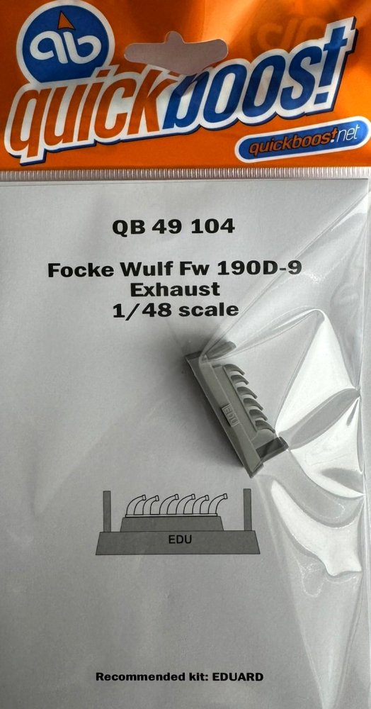 1/48 Fw 190D-9 exhaust (EDU)