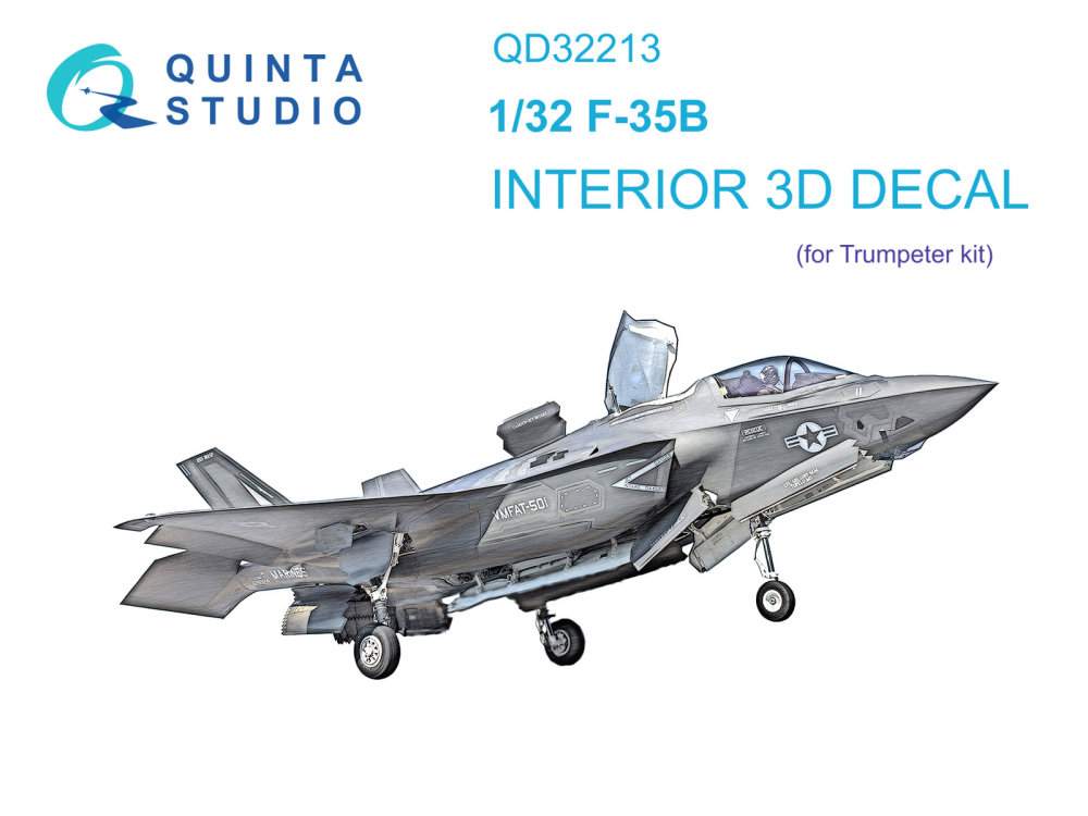 1/32 F-35B 3D-Print.&col.Interior (TRUMP)