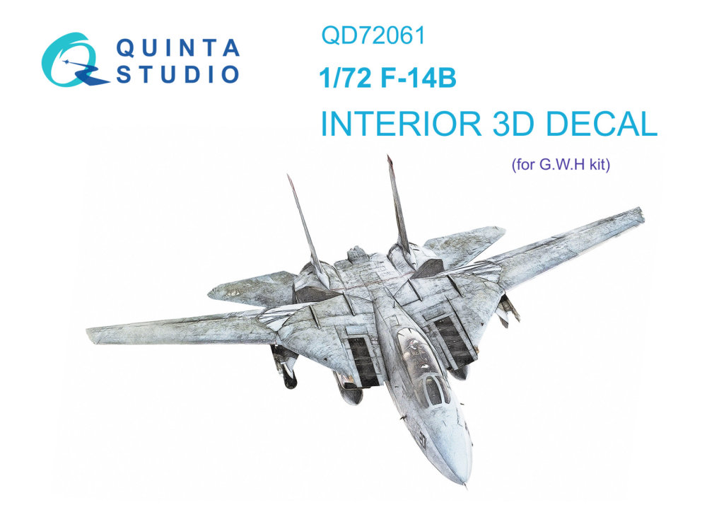 1/72 F-14B 3D-Print.&colour.Interior (GWH)