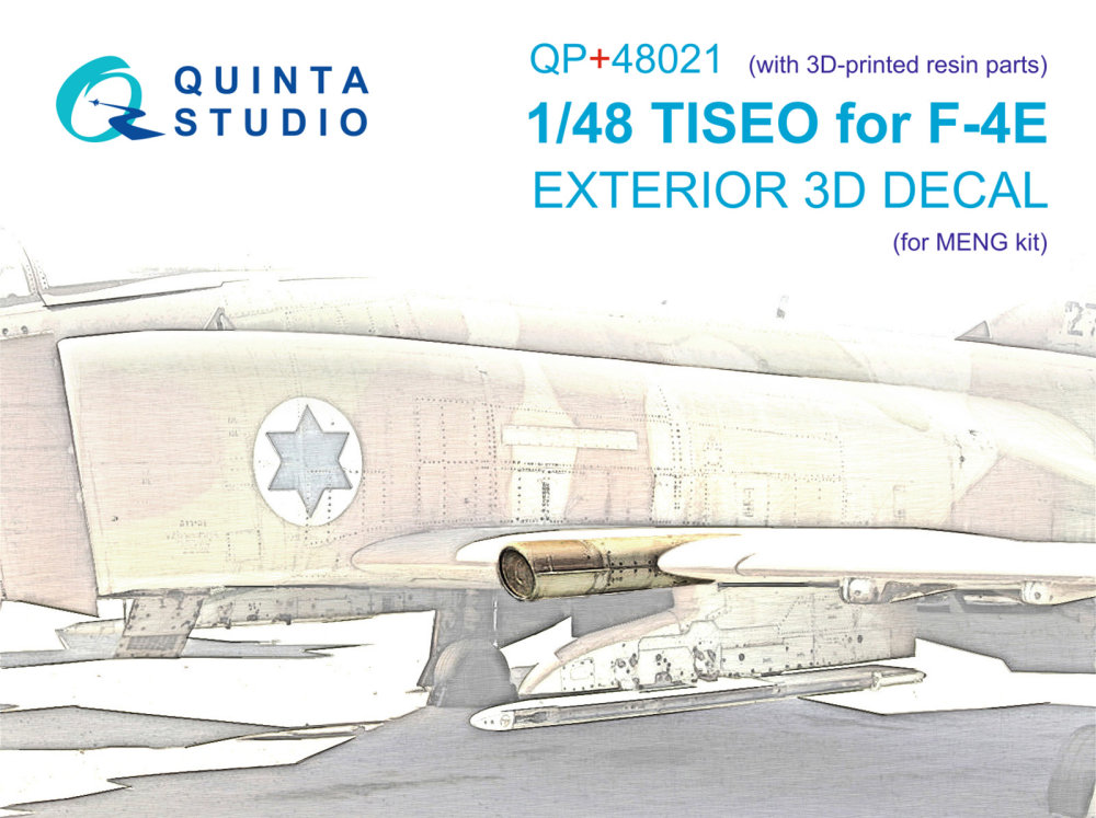 1/48 TISEO for F-4E (MENG) w/ 3D resin