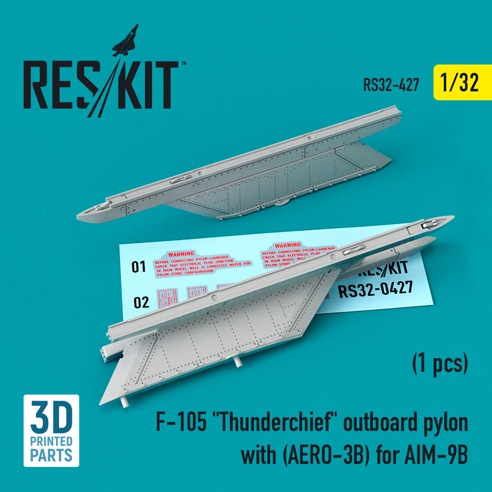 1/32 F-105 'Thunderchief' outboard pylon f. AIM-9B