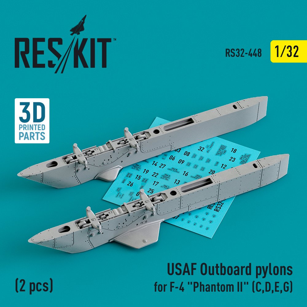 1/32 USAF Outboard pylons F-4 'Phantom II' C,D,E,G