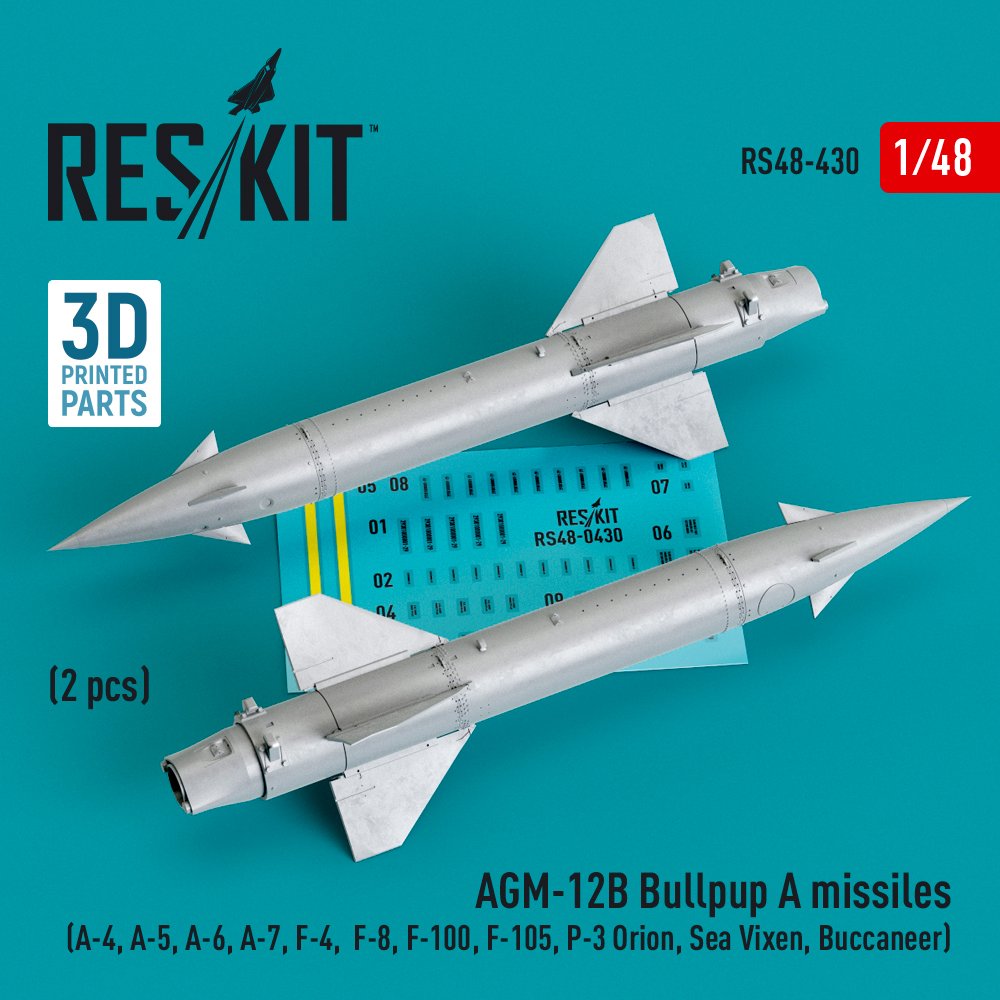 1/48 AGM-12B Bullpup A missiles (2 pcs.)