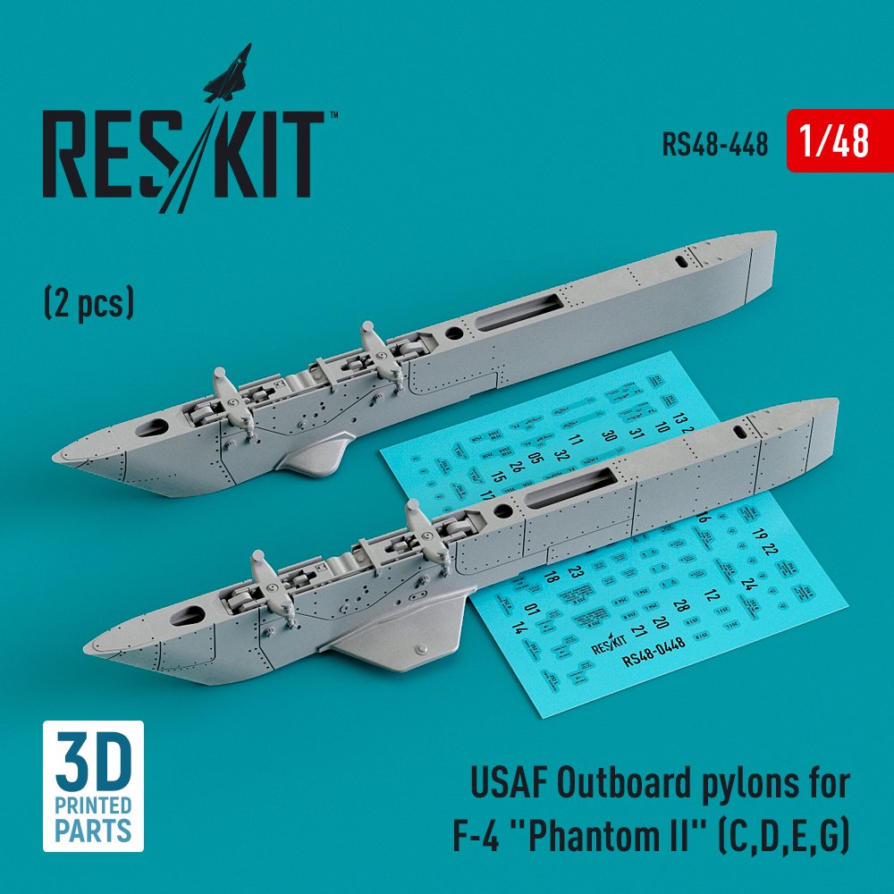 1/48 USAF Outboard pylons F-4 'Phantom II' C,D,E,G