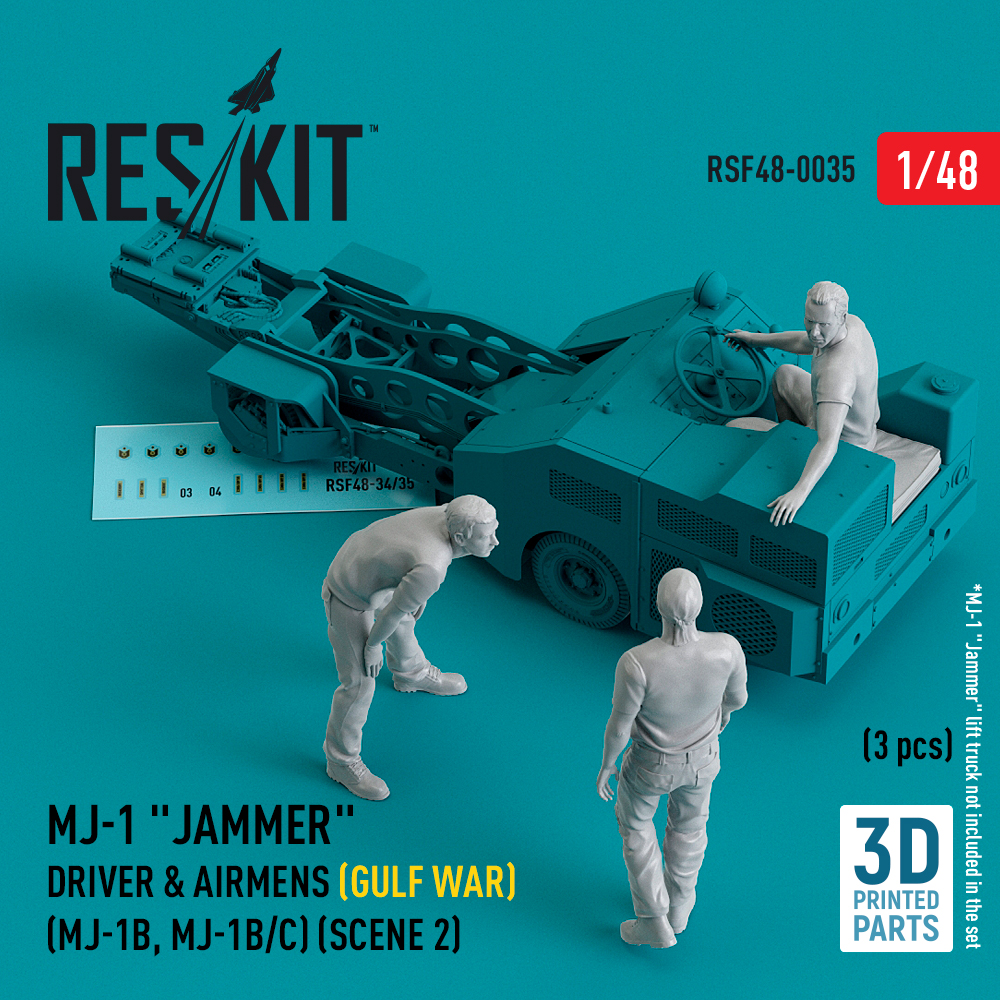 1/48 MJ-1 Driver&airmens (Gulf War) scene 2