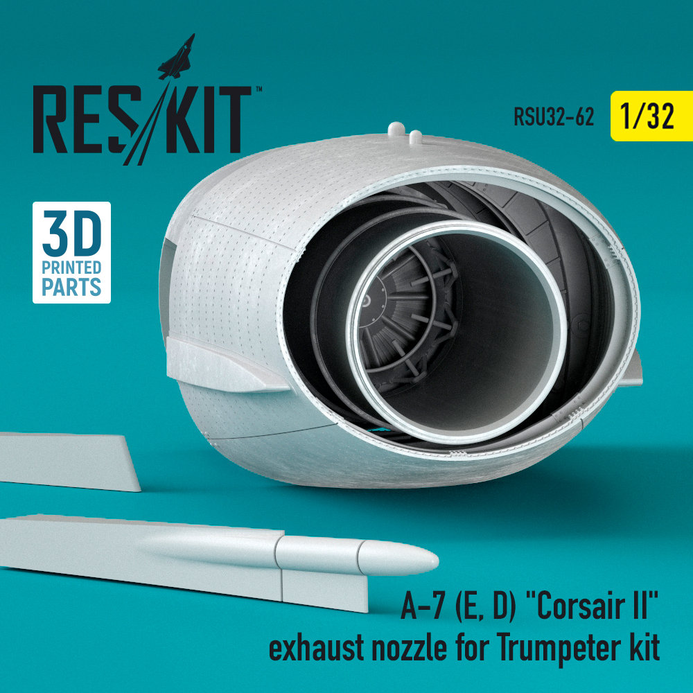 1/32 A-7 (E, D) 'Corsair II' exh.nozzle (TRUMP)