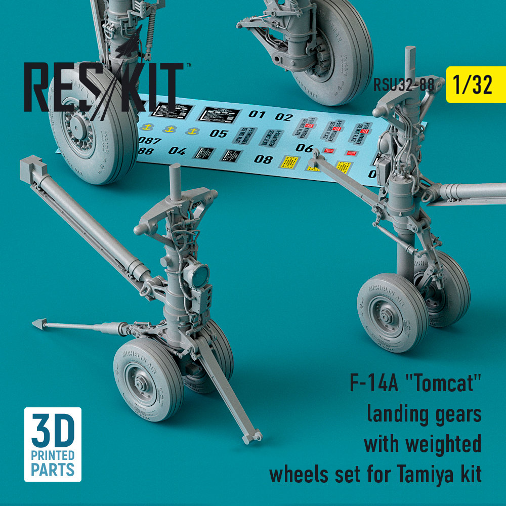 1/32 F-14A 'Tomcat' landing gears (TAM) (3D-Print)