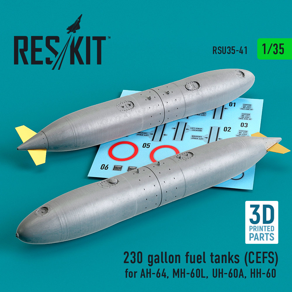 1/35 230 gallon fuel tanks (CEFS) (2 pcs.)