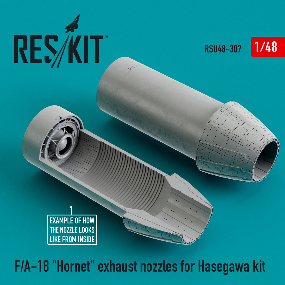 1/48 F/A-18 'Hornet' exhaust nozzles (HAS)